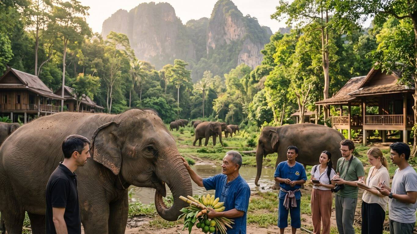 Rencontre avec les éléphants — Chiang Mai et ses environs